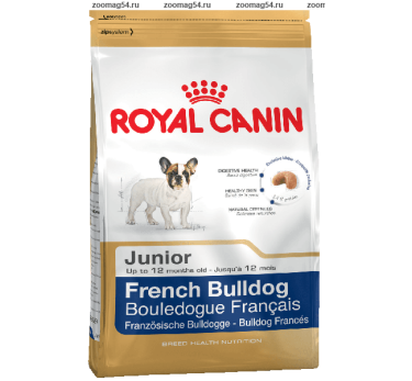 Royal Canin FRENCH BULLDOG JUNIOR (ФРАНЦУЗСКИЙ БУЛЬДОГ ЮНИОР) для щенков  до 12 месяцев